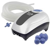 Pompe de ventilation pour étang, avec fonction anti-gel, débit d'air de 90 litres par heure