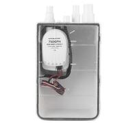 Pompe de vidange pour douche 12 V/24 V CC, 750 GPH, avec interrupteur automatique et boîtier de vidange à entrées multiples pour bateaux et yachts G750?30