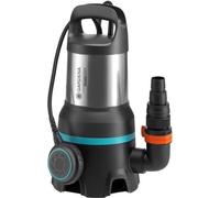 Pompe d'évacuation eaux chargées GARDENA 25000, 1100W, Débit 25000l/h, Pression 1.1bar, Particules jusqu'à 25mm
