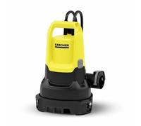 Pompe d'Evacuation Kärcher Sp 16,000 Dual, Moteur 550W, Débit 16 000 L/H, 0,9 Bar, ProfondEUr I mmersion Max 7 m, HautEUr Refoulement Max 9M, Taille Particules Max 20 mm, HautEUr Liquide Résiduel 1 mm