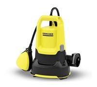 Pompe d'Evacuation Kärcher Sp 9,000 Flat, Moteur 280W, Débit 9 000 L/H, 0,6 Bar, ProfondEUr I mmersion Max 7 m, HautEUr Refoulement Max 6M, Taille Particules Max 5 mm, HautEUr Liquide Résiduel 1 mm
