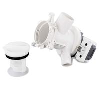 Pompe d'évacuation pour machine à laver - Livrée avec la tête de pompe et le filtre, compatible avec la référence 2840940200