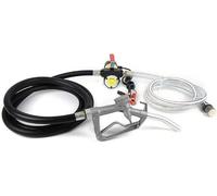 Pompe diesel 175W, débit de 50 litres par minute. Pompe pour fioul, auto-amorçante. Pompe à huile avec 2 tuyaux en PVC