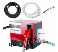 Pompe diesel auto-amorçante 550 W - Pompe à carburant - 60 L/min - Arrêt automatique - Pistolet à mazout - Pompe à huile diesel - Avec tuyau diesel et filtre - 230 V