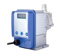 Pompe Doseuse À Diaphragme Électromagnétique, 6-25l, 1-7bar, 50W, For Traitement, Dosage De Chlore Chimique Acide, Eau Fonctionnement Fluide Débit Régulier Fiable(15L 3bar-Blue)