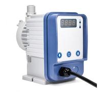 Pompe doseuse à membrane électromagnétique 220 V AC 1-20L/H Pompe doseuse résistante aux acides et aux alcalins, 1-7 bar pour le traitement de l'eau, désinfectant au chlore (6L/H 5 bar)