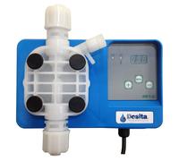 Pompe doseuse ME1-C, débit de 5 l/h, pression de 8 bars, 230 V, corps en PVDF, joints en Viton