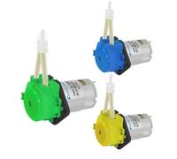 Pompe doseuse péristaltique 12 V/24 V avec connecteur pour aquarium, laboratoire, outils à moteur (24 V S10b)