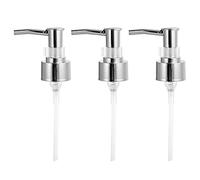 Pompe du distributeur de conditionneur pour bouteilles, shampooing Bottle Buse Lotion Remplacement Dispensver Dispensver Pump pour la bouteille d'huile de massage de lotion de (Argent)