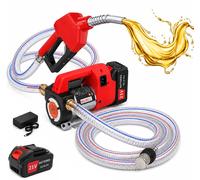 Pompe électrique diesel 24 V, avec batterie et alimentation secteur 230 V, débit de 45 litres par minute
