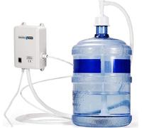 Pompe électrique pour fontaine à eau 1 gallon, pompe électrique pour eau potable 40 PSI Pro Min. Pompe électrique pour fontaine à eau avec 1 tube PE de 20 ft, 4 pieds en silicone insonorisés, 1 couver