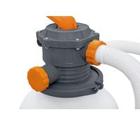 Pompe filtrante à sable pour piscines BESTWAY 8327 l/h + raccords + tuyaux