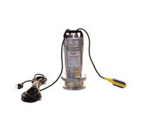 RURIS POWER FOR NATURE Pompe Submersible Aqua 11S, 550W, Débit 3,6 m³/h, Hauteur Refoulement 25 m, Flotteur, Câble 15 m, Pour Eau Claire, Irrigation et Alimentation Domestique