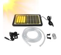 Pompe fontaine solaire silencieuse 6W, 240L/H immergée extérieur