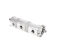 Pompe hydraulique à engrenages HGP-333A, rotative gauche, triple surpresseur d'huile haute pression(HGP-333A-F24-24-24L)