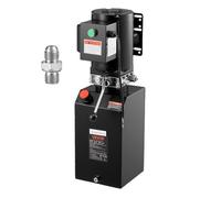 Pompe Hydraulique à Simple Effet-VEVOR-Groupe de Bennage pour Camion-benne 14,2 L-Débit d'Huile 6,3 L/min