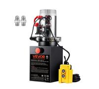 Pompe Hydraulique Double Effet 12V 6L 1 6 kW 22 MPa Débit 3 44 L/min pour Camion à Benne Remorque Nacelle Acier GC01