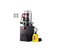 Pompe Hydraulique Double Effet DC 12V Capacité 8L Débit d'Huile 3,44L/MIN