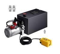 Pompe hydraulique - DUOKU - ZXDC12V-1.6KW-S-15L - 15 pintes (3 75 gal) - 3200 PSI (220 bar) - 12V 1 6 kW double action