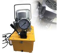 Pompe hydraulique électrique de 750 W, pompe à huile moteur, pompe électrohydraulique, pompe à air haute pression avec vanne manuelle 7 L