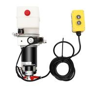 Pompe Hydraulique électrique Remorque, Groupe Compact 12V Camion, Pompe Levage Voiture, Moteur Cuivre Puissant, Commande à Distance, Faible Bruit, Lifting Garage, Camion Benne, Portable, Réservoir