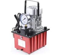 Pompe hydraulique électrique - Réservoir de 7 l - 750 W - 220 V - 700 bars - Vanne manuelle