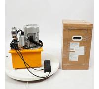Pompe hydraulique électrique - simple effet - 750 W - 2-70 MPa (10000 psi) - réservoir 7 L - 220 V - vanne manuelle & pédale - jaune