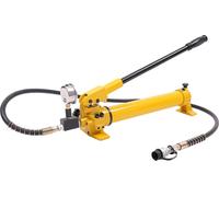 Pompe hydraulique manuelle - CP-700 - 700 bars - Volume de 700 cm³ - Avec manomètre - Pour le levage et les crics - Jaune