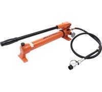 Pompe hydraulique manuelle - CP-700 : pompe hydraulique manuelle, à un étage, pour une pression élevée de 70 MPa, conçue pour les outils hydrauliques. Fonctionnement manuel et portable. Couleur : oran
