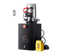 Pompe hydraulique VEVOR Groupe hydraulique 12 V Groupe hydraulique 1600 W, Pompe hydraulique à simple effet Hydraulic Power Pack, 3 Gal Tank Hand Pump Groupe hydraulique, pour ascenseurs, chariots élé