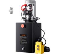 Pompe hydraulique VEVOR Groupe hydraulique 12 V Groupe hydraulique 1600 W, Pompe hydraulique à simple effet Hydraulic Power Pack, 5 Gal Tank Hand Pump Groupe hydraulique, pour ascenseurs, chariots élé