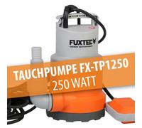 Pompe immergée 250 W FUXTEC FX-TP1250 - 6000 litres par heure