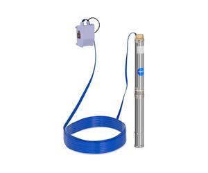 Pompe immergée -70 mm / 2,75'' - 3800 l/h - 370 W - 20 m de câble / 39 m de hauteur d'élévation - Inox | hillvert