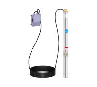 Pompe immergée -85 mm / 3,35'' - 4800 l/h - 1100 W - 20 m de câble / 54 m de hauteur d'élévation - Inox | hillvert