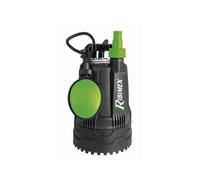 Ribimex Pompe vide-cave spéciale eau salée PRPVC250SEA 250 W 4 500 L/h 24h/24 avec flotteur