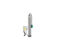 Pompe immergée inox 11000 W 230 V, 65 m avec tableau électrique et flotteur - PRPVC1101/65F - Ribiland