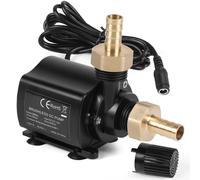 Pompe immergée pour aquarium et fontaine - 12 V - 800 l/h - Câble 2 m - Réglage à 5 vitesses