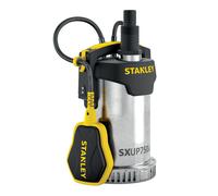 Stanley Pompe immergée SXUP750XCE 750 W Acier inoxydable Eau claire 11 000 l/h 8,5 m Jaune/Noir