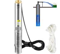 Pompe Immergée - VEVOR - 750 W - Pompe à Eau pour Puits Profond Inox 100 L-min 66 m