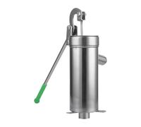 Pompe manuelle à manivelle - En acier inoxydable 1500 g | Pompe manuelle pour jardin | Pompe d'aspiration d'eau manuelle | Pompe de fontaine en acier inoxydable pour jardin, ferme, étang d'irrigation