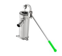 Pompe manuelle en acier inoxydable 202 - Pompe d'aspiration manuelle pour eau souterraine - Pour jardin et industrie - Hauteur de refoulement jusqu'à 8 m - Kit complet inclus