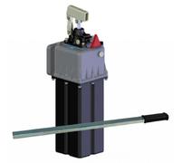 Pompe manuelle PMS25 Pompe manuelle Réservoir de 7 l Cylindre en plastique à double effet de 25 cm³ simple