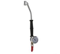 Pompe manuelle pour gonfleur de pneu avec jauge 0-220 PSI Compresseur d'air précis pour voiture, camion, vélo, moto, aucune alimentation nécessaire (style tuyau)