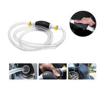 Pompe Manuelle Pour Transfert de Liquides Eau Carburant Essence Pompe à Siphon Avec Clapet Anti-Retour et Tuyau 14 mm, 2 mètres
