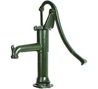 Pompe manuelle verte en fonte de 15 kg