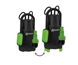 Pompe mixte 750 W pour eaux claires et eaux chargées