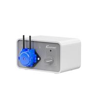 Pompe péristaltique M1-NKP petite, 12 V, faible débit 5-30 ml/min, vitesse réglable, pompe doseuse de liquide, tube Perx for laboratoire (ID2XOD4)(EU)
