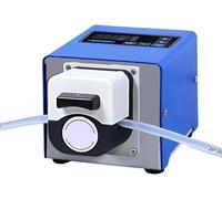 Pompe péristaltique, pompe doseuse de liquide à haut débit avec 3 rotors, temps de 0,1 à 99 heures, mémoire d'arrêt pour remplissage de laboratoire