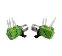 Pompe péristaltique pompe doseuse double canal muette petite à eau tuyau auto-amorçante,Multifonction(With 2x4,12V)