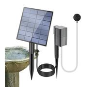 Pompe pour aquarium, aération portable à énergie solaire, kit bubbler à air pour aquarium, pêche, bureau, maison, intérieur, extérieur, jardin, cour, patio